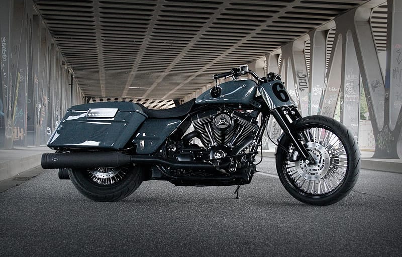 Harley-Davidson Roadking - Streetglide Custom Grey