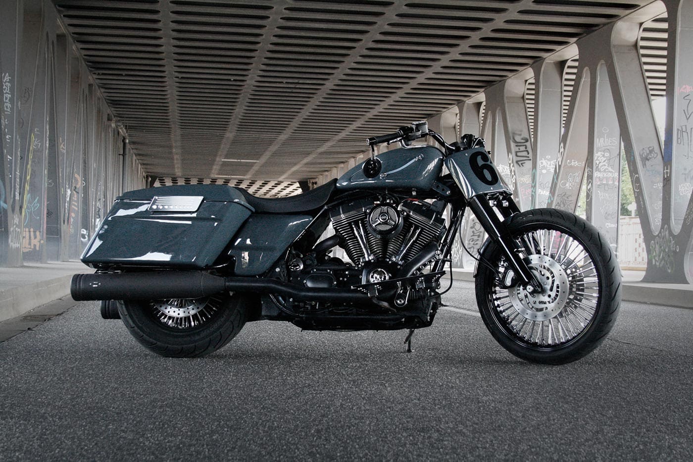 Harley-Davidson Roadking - Streetglide Dunkelgrau